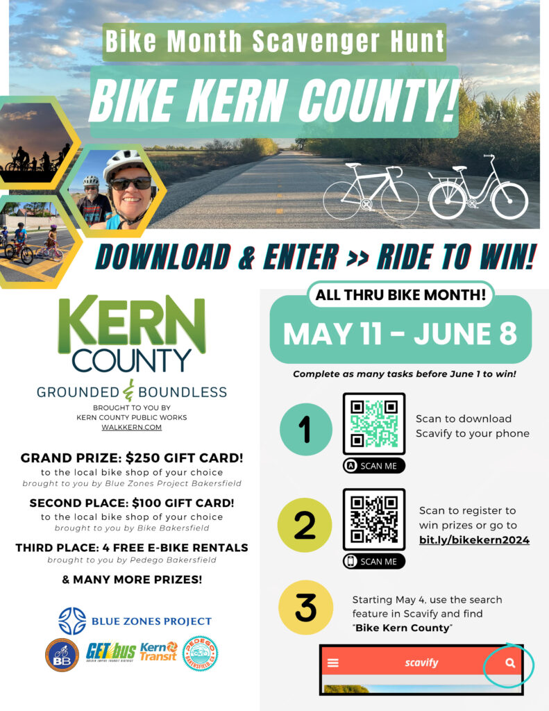 2024 Bike Kern County Flyer at Bike Bakersfield